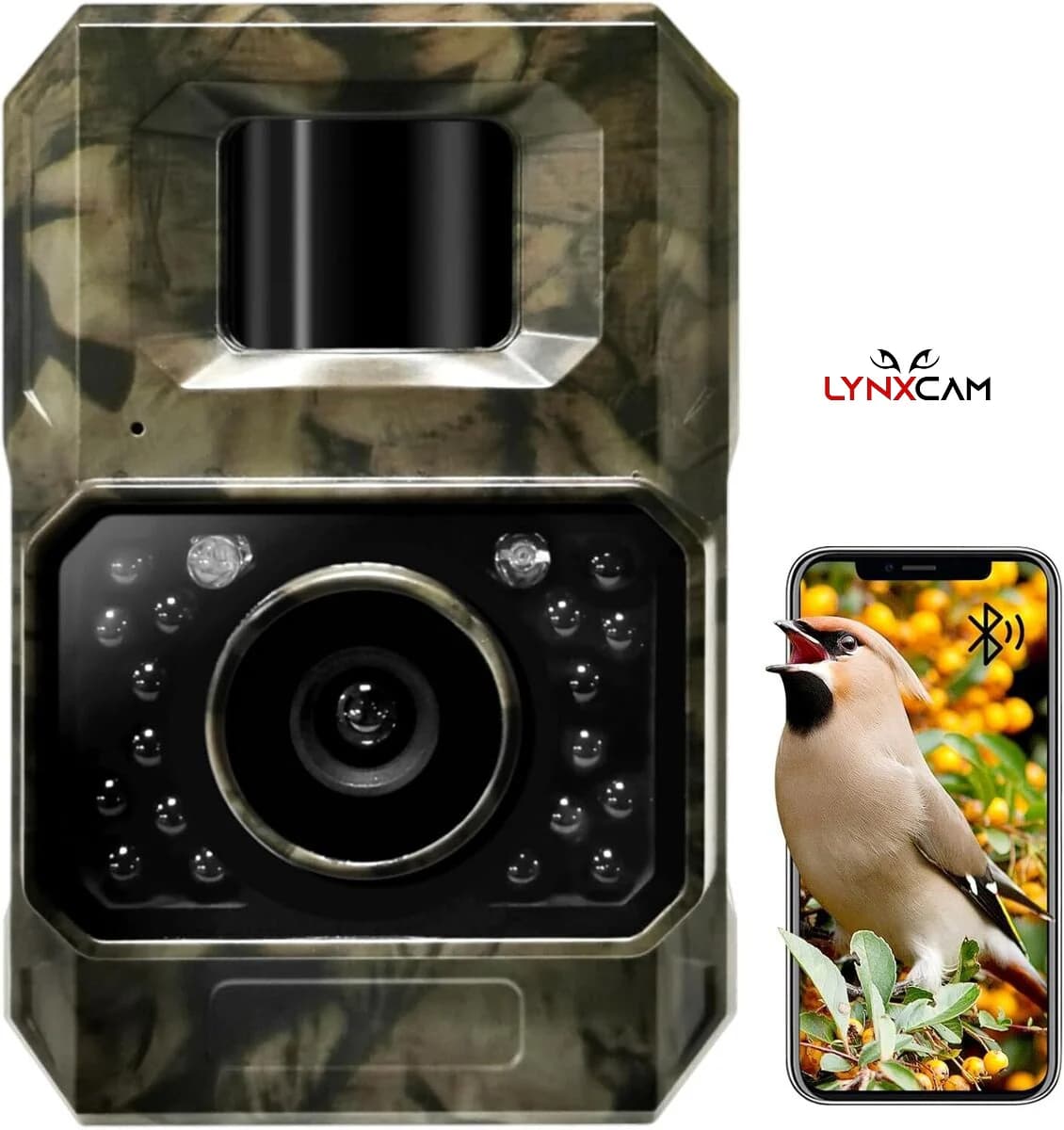 LYNXCAM Camera monitorizare 48 MP 30FPS WiFi Bluetooth FULL HD leduri invizibile ,panou solar — 10