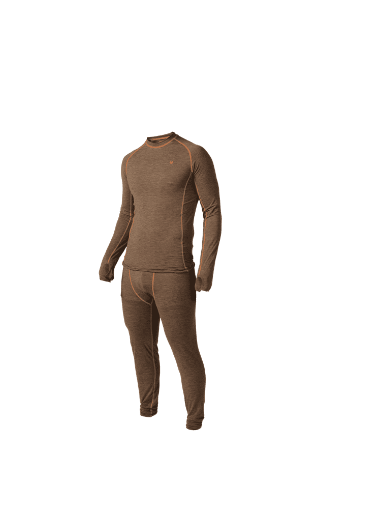 Costum termic Baselayer Thin Light Brown — 1