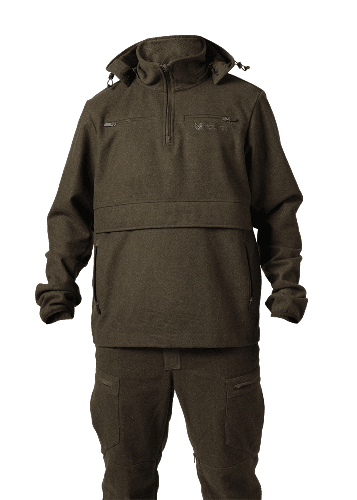 Geaca stofa premium Anorak Forest Green — 2