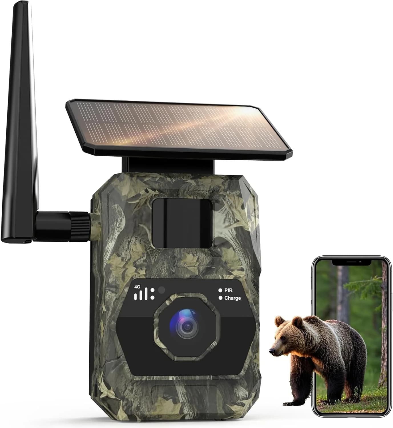 LYNXCAM Camera cu GPS live vision APP 4G LTE video 2K si panou solar — 5