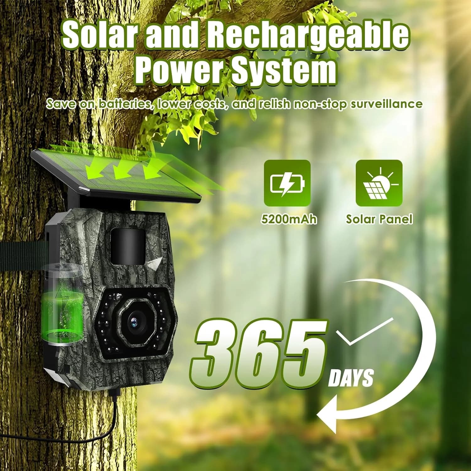 LYNXCAM Camera cu GPS live vision APP 4G LTE video 2K si panou solar — 3