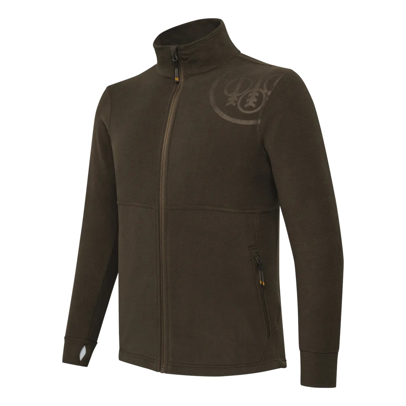 Bluza Fleece HP Logo Full Zip Brown Bark