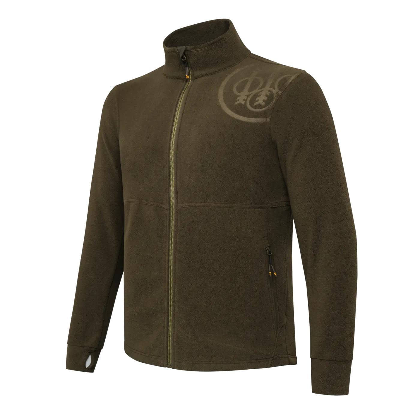 Bluza Fleece HP Logo Full Zip Green Moss