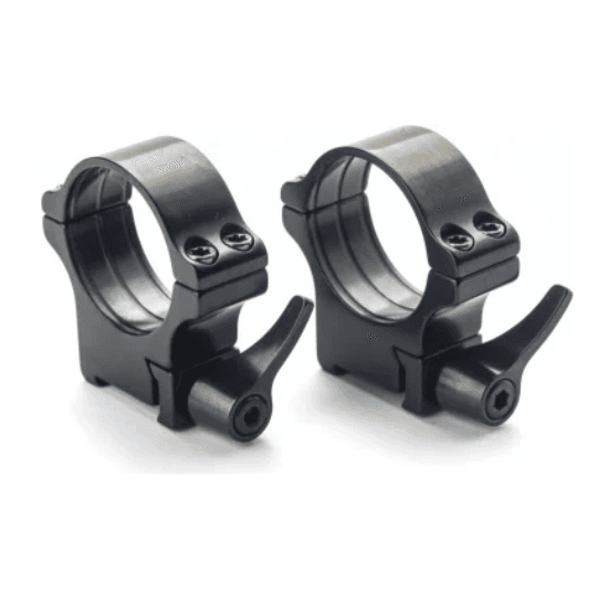 Inele Rusan cu prindere rapidă, pentru șină tip prismă de 19 mm (CZ 550), compatibile cu lunete cu tub de 30 mm, înălțime 19 mm.